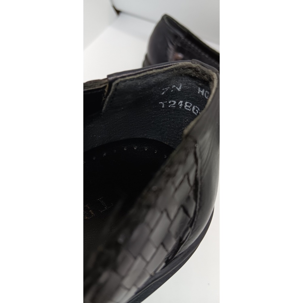 Trotters Womens Woven Loafers Black Brown Slip On Shoes Size 7N Narrow T2186 - Picture 2 of 7